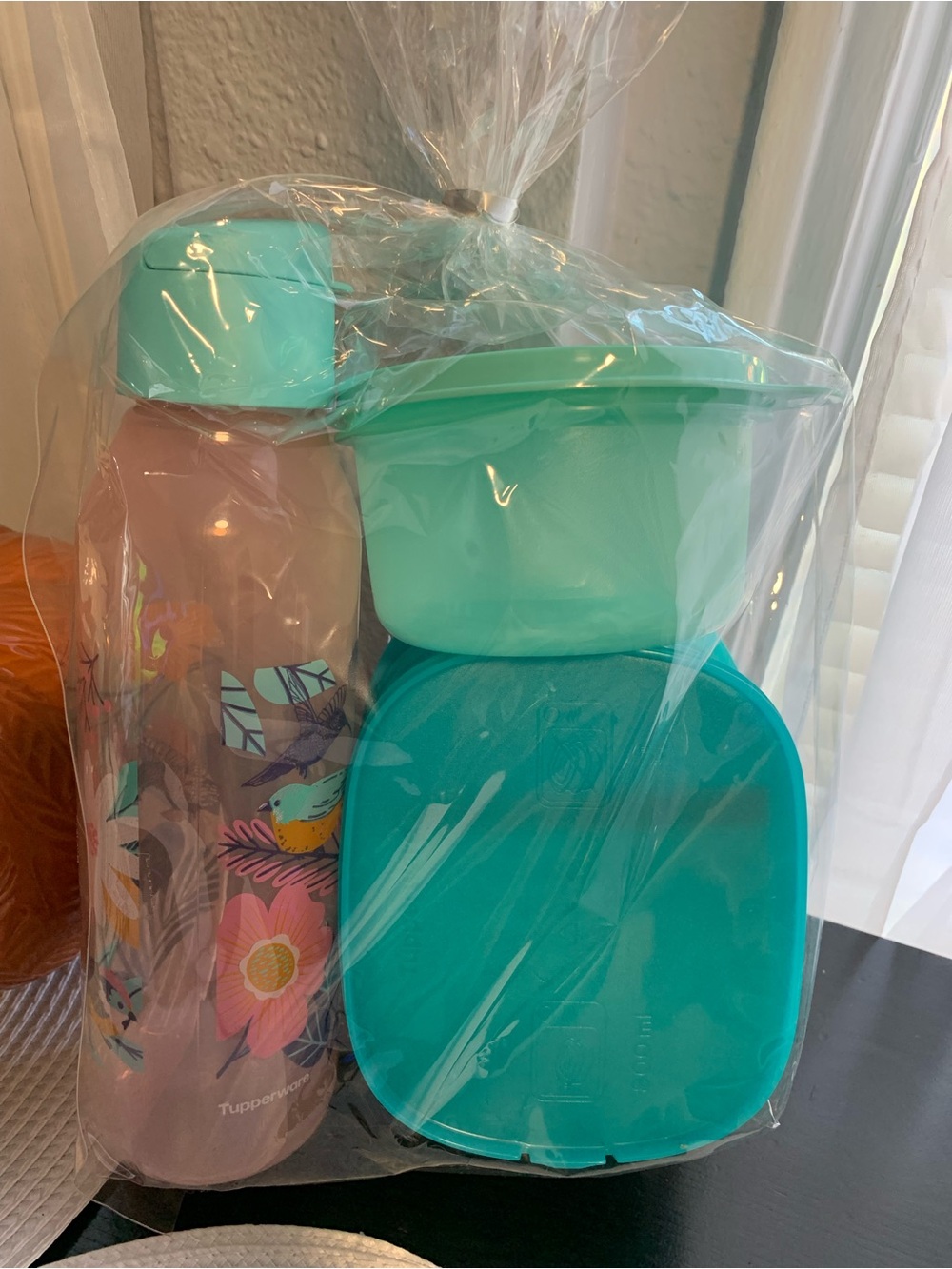 🩵🩵🩵Tupperware Teal and Mint Plastic Food Container Set🩵🩵🩵